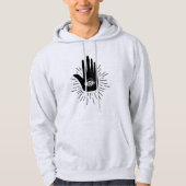 Hamsa Hand Third Eye Soul Verlichting Pineal Hoodie (Voorkant)
