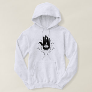 Hamsa Hand Third Eye Soul Verlichting Pineal Hoodie