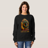 Hamsa Hand Tijgeroog 2 Trui (Voorkant volledig)