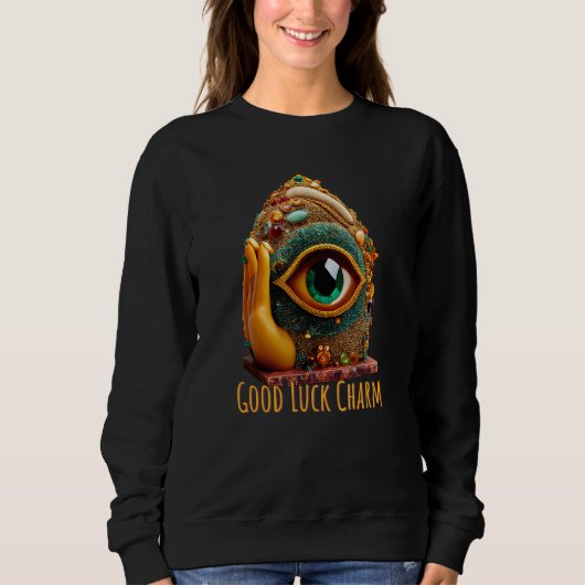 Hamsa Hand Tijgeroog 2 Trui (Voorkant)