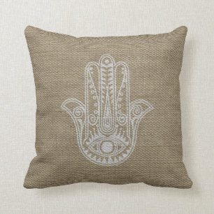 HAMSA Hand van Fatima symbool amulet Kussen