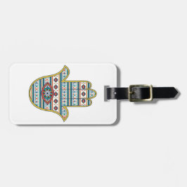 HAMSA-hand van het Fatimasymbool Bagagelabel
