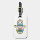 HAMSA-hand van het Fatimasymbool Bagagelabel (Voorkant verticaal)