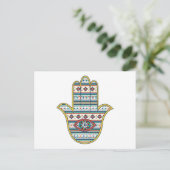 HAMSA-hand van het Fatimasymbool Briefkaart (Staand voorkant)
