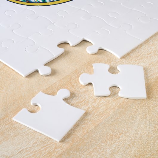 HAMSA-hand van het Fatimasymbool Legpuzzel (Zijkant)