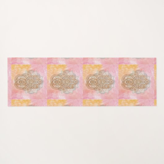 Hamsa Hand Yogamat (Achterkant (horizontaal))