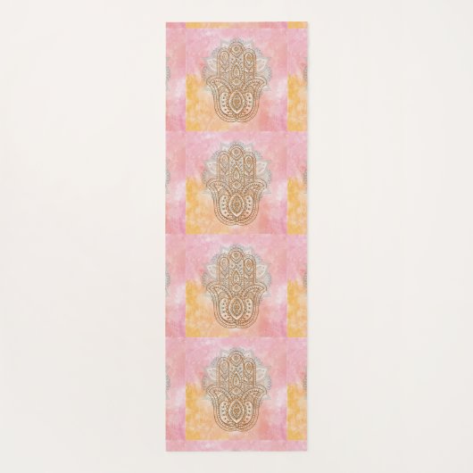 Hamsa Hand Yogamat (Achterkant)