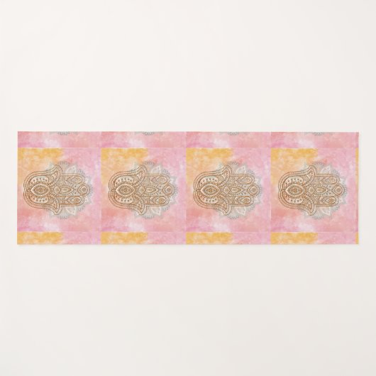 Hamsa Hand Yogamat (Voorkant (horizontaal))