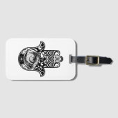 Hamsa Hand Zendoodle Bagagelabel (Voorkant (horizontaal))