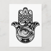 Hamsa Hand Zendoodle Briefkaart (Voorkant)