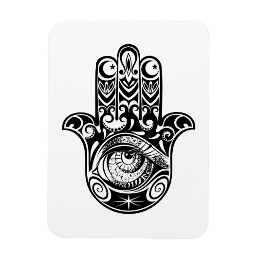 Hamsa Hand Zendoodle Magneet (Verticaal)