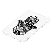 Hamsa Hand Zendoodle Magneet (Linkerzijde)