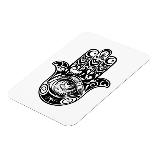 Hamsa Hand Zendoodle Magneet (Linkerzijde)