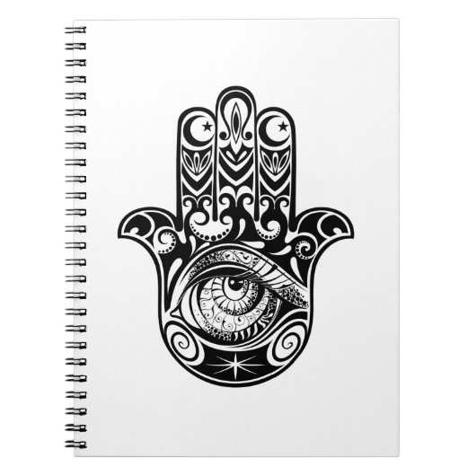 Hamsa Hand Zendoodle Notitieboek (Voorkant)