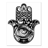Hamsa Hand Zendoodle Rubberstempel (Afrduk)