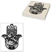 Hamsa Hand Zendoodle Rubberstempel (Gestempeld)