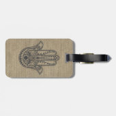 HAMSA Handje Fatima-symbool amulet Bagagelabel (Achterkant horizontaal)