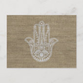 HAMSA Handje Fatima-symbool amulet Briefkaart (Voorkant)