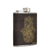 HAMSA Handje Fatima symbool amulet design Heupfles (Rechts)