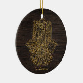 HAMSA Handje Fatima symbool amulet design Keramisch Ornament (Rechts)