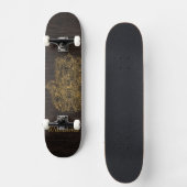HAMSA Handje Fatima symbool amulet design Skateboard (Voorkant)