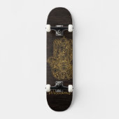 HAMSA Handje Fatima symbool amulet design Skateboard (Voorkant)
