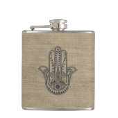 HAMSA Handje Fatima-symbool amulet Heupfles (Voorkant)