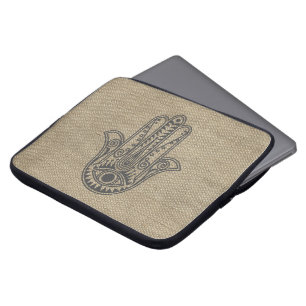 HAMSA Handje Fatima-symbool amulet Laptop Sleeve