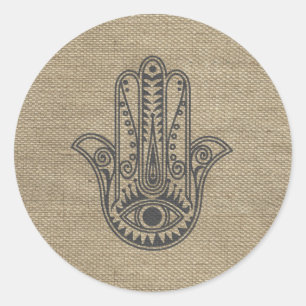 HAMSA Handje Fatima-symbool amulet Ronde Sticker