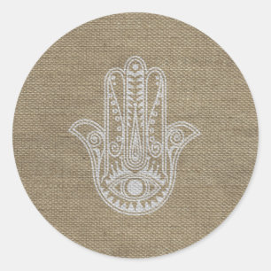 HAMSA Handje Fatima-symbool amulet Ronde Sticker