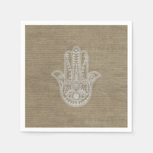 HAMSA Handje Fatima-symbool amulet Servetten