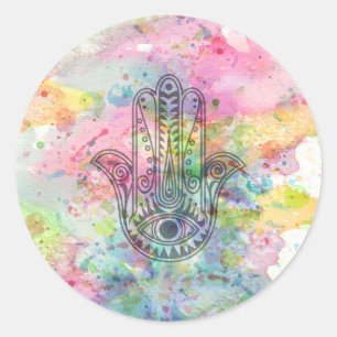 HAMSA Handje Fatima-symbool Ronde Sticker