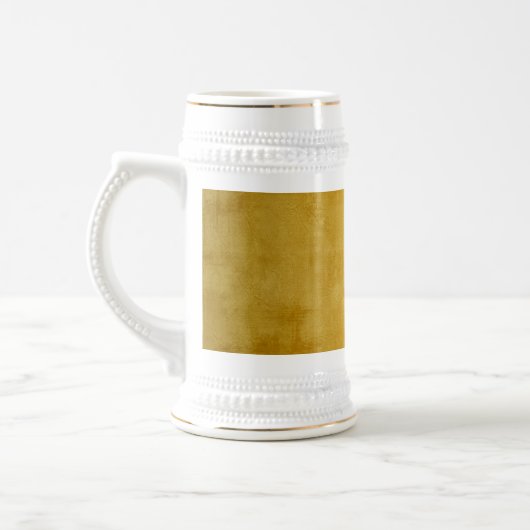 Hamsa harten bloemen Opal Art over goud Bierpul (Links)