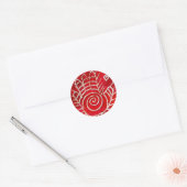 Hamsa/Healing Handhand/Handhand Fatima Ronde Sticker (Envelop)