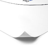 Hamsa JEWISH HOME BLESSING sign > Birkat HaBayit Poster (Hoek)