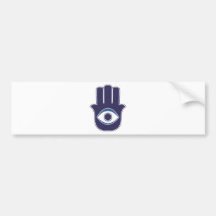 Hamsa/Khamsa Hand Fatima/Mary Amulet/Luck Bumpersticker
