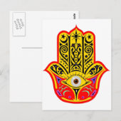 Hamsa - Magic Hamsa Briefkaart (Voorkant / Achterkant)