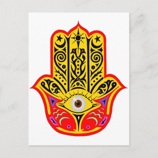 Hamsa - Magic Hamsa Briefkaart (Voorkant)