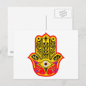 Hamsa - Magic Hamsa Briefkaart (Voorkant / Achterkant)