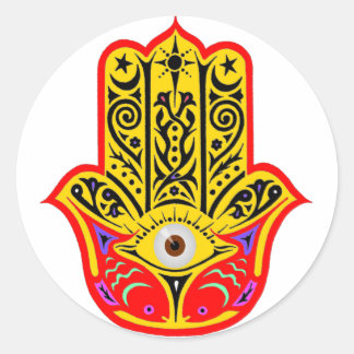Hamsa - Magic Hamsa Ronde Sticker