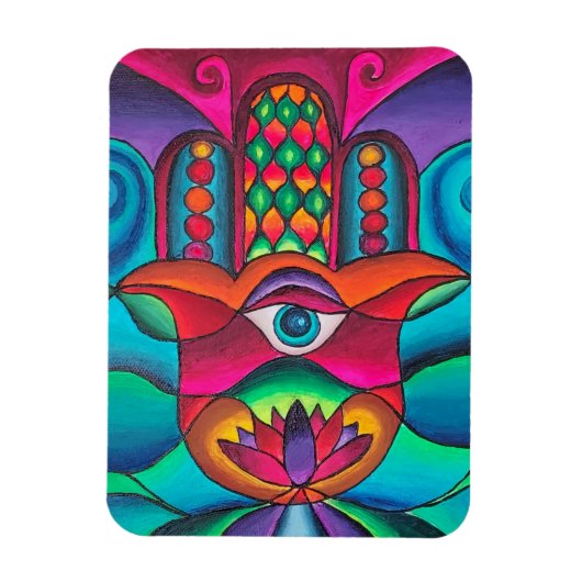 Hamsa Magnet Magneet (Verticaal)