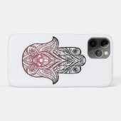 Hamsa met boho-patroon Case-Mate iPhone case (Achterkant (horizontaal))