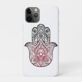 Hamsa met boho-patroon Case-Mate iPhone case (Achterkant)