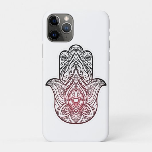 Hamsa met boho-patroon Case-Mate iPhone case (Achterkant)