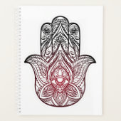 Hamsa met boho-patroon planner (Voorkant)