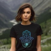 Hamsa Oog of Hand van Fatima Evil Eye Protection T-shirt