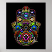 Hamsa Poster Black (Voorkant)