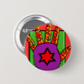 Hamsa Ronde Button 5,7 Cm (Voorkant /achterkant)