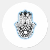 Hamsa Ronde Sticker (Voorkant)