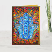 Hamsa Shalom Passie (Hoge Feestdagen) Kaart (Voorkant)